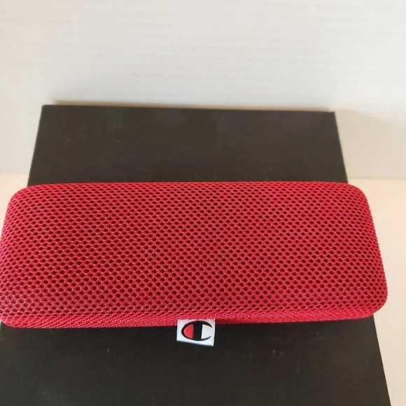 Champion Black/Red Clamshell Eyeglasses  Case. - Picture 3 of 8